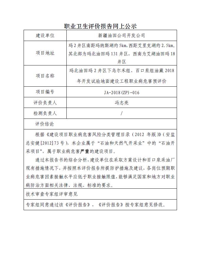 JA-2018(ZP)-016瑪北油田瑪2井區(qū)下烏爾禾組、百口泉組油藏2018年開發(fā)試驗(yàn)地面建設(shè)工程職業(yè)病危害預(yù)評(píng)價(jià).jpg